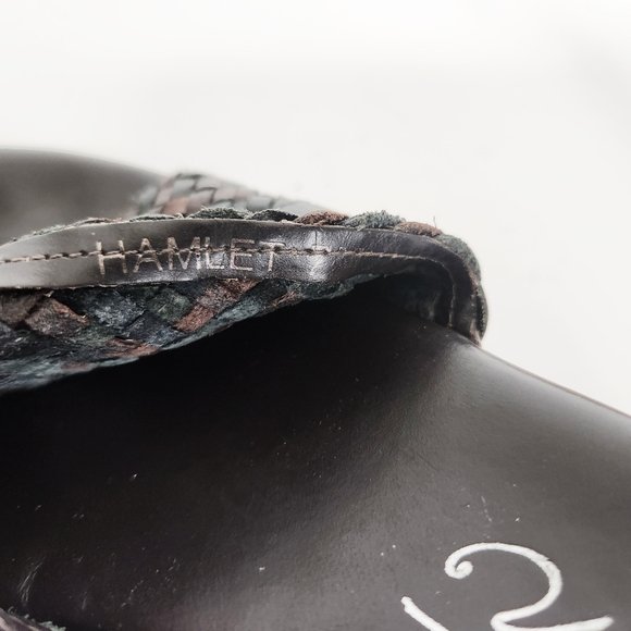 Brighton Hamlet Cork Wedge Slip On Woven Slide Sandals Size 7 - Picture 4 of 12